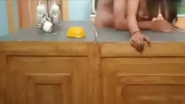 Hindi bf of a pervert fucking his bhabhi in the kitchen