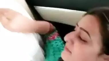 Paki Couple Enjoying in Car