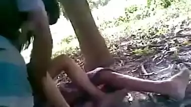 Desi Village Girl Outdoor Threesome Sex Scandal With Neighbors