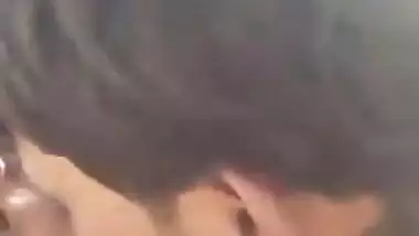 Indian Lover Kissing Outdoor and Boob pressing