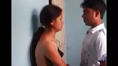 Desi guy sucking boobs of his neighbor girl