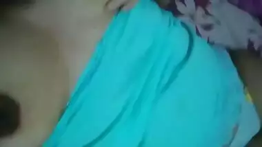 Indian Girl Showing her boobs and pussy Fingering Selfie 1
