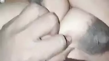 Bhabi boob pressed By Hubby At Night