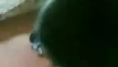 Indian babe gently sucking juicy shaft of her boyfriend