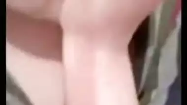 Paki Girl Sucking Her Boobs
