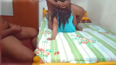 Husband fucking housewife with his friend - sri...