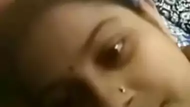 Shy Desi Bhabhi Selfie Topless Video