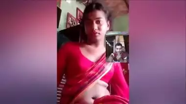 Village Aunty Live Navel show saree, Hot