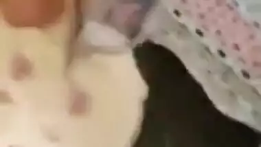 Paki Pathan girl showing boobs and sucking dick