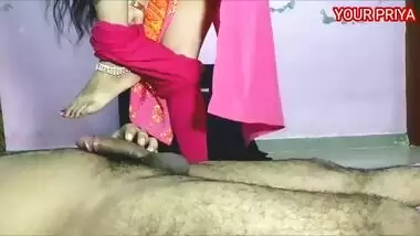 Indian hot couple fucking on top
