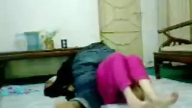 fucking her horny partner in various positions...