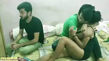 Dude is not against sharing his Desi XXX wife with brother in 3some