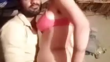 Village bhabi shy to give blowjob