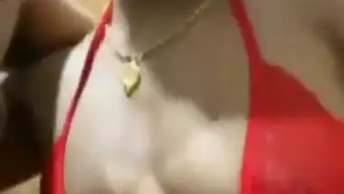 Kannada sex video of a woman in lingerie fucking like a slut