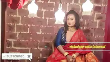 Indian model bold shoot for diwali with open blouse