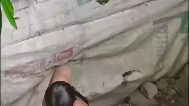 Outdoor bath bhabhi showing huge milk tankers