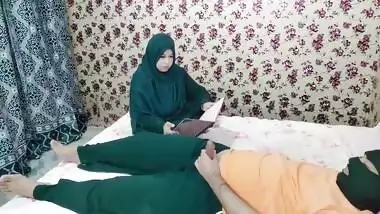 Big Naturals - Muslim Hijab Girl Caught My Dick Jerking Off