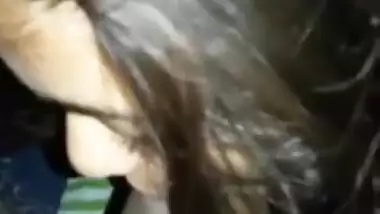 Cute bhabi sucking dick