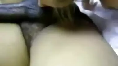 Indian guy getting Blowjob From American Girl