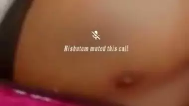 Today Exclusive- Tamil Wife Showing Her Boobs On Video Call