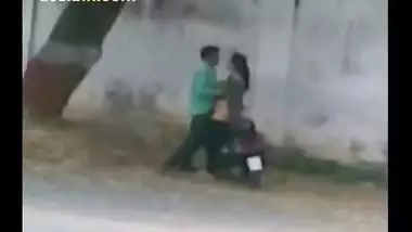 Desi Guy Having Fun With His Colleague On Scooter