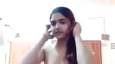 Today Exclusive -cute Desi Girl Shows Her Boobs And Pussy Part 3