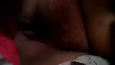 Beautiful Desi BBW rubs XXX snatch while recording solo sex video