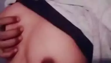 Fresh Indian teen boobs show on selfie cam