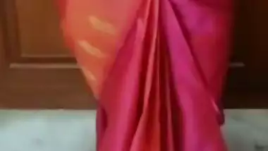 Desi bhabhi removing saree for the singles enjoy