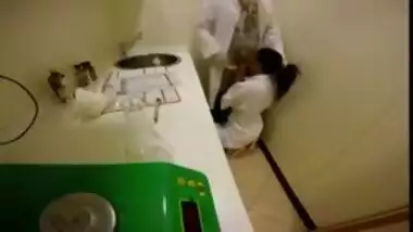 Nurse Fucking with lab technician in Lab
