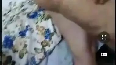 Sex with shy Indian wife in bedroom video call