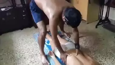 Full body massage by husband