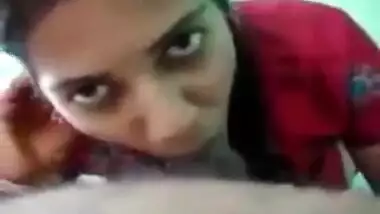 Indian free college porn of girlfriend gives hot blowjob