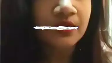 Indian Beautiful Smoker Girl Live