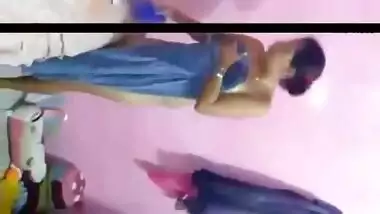 Young boy caught nude with aunty