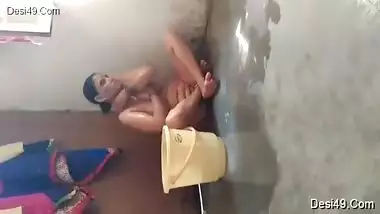 Exclusive- Indian Wife Bathing Capture By Hubby