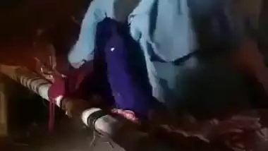 Desi xxx chudai of a dehati couple in a barn