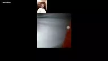 Desi cute girl video call with lover
