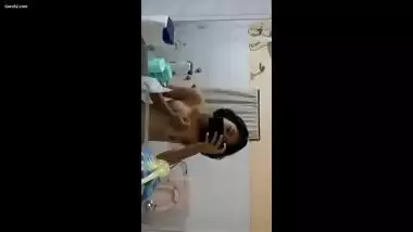 Desi cute girl selfie video