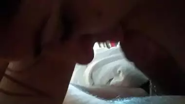 Slut Desi Canadian wife Sucking Boyfriend's Cock in hotel