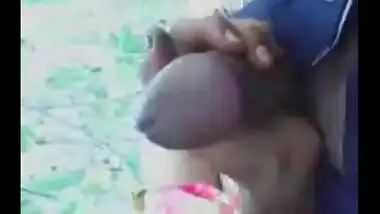 Village sister outdoor sex clip