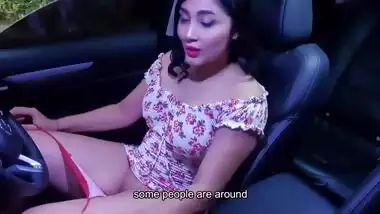 Stranger finds me touching me horny pussy in my Car and I let him help me squirt