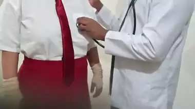 Indian doctor using student in hospital