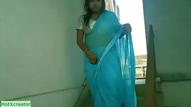 Desi hot bhabhi having sex with houseowner son! Hindi webseries sex with dirty audio