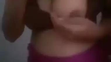Assame Gf Showing And Playing With Her Boobies
