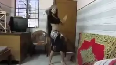 attractive Indian teen Dancing 
