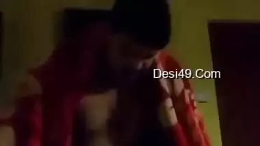 A brother eats his busty sister’s boobs in Bangladeshi sex