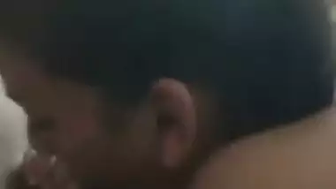 Cute bhabhi sucking penis and rides hard with condom on