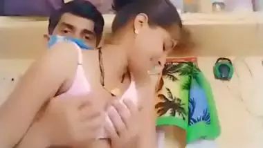 Desi wife boob press and hardcore fucking viral clips