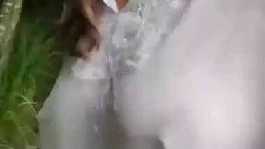 Desi girl show her boob nipple selfie cam video